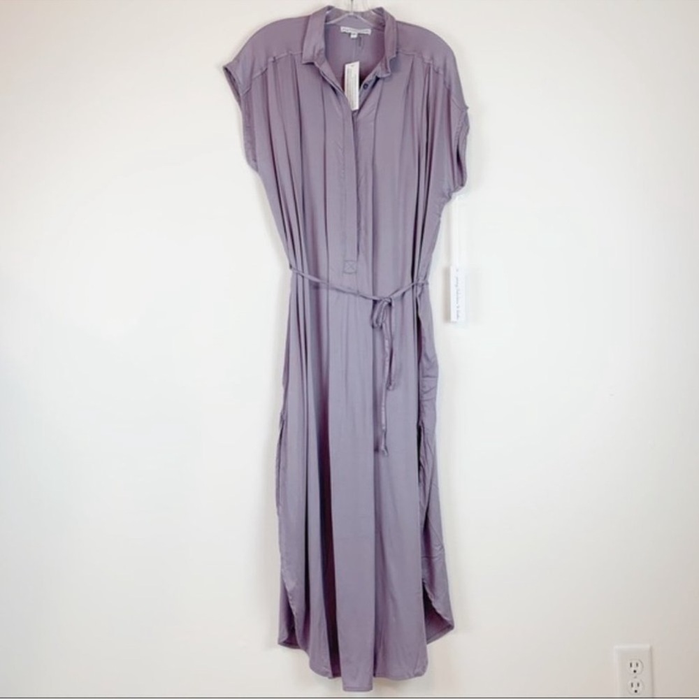 Young Fabulous & Broke lilac shirt dress NWT